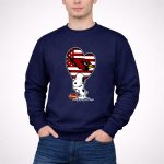 Arizona Cardinals The Peanuts Movie Adorable Snoopy 3 Sweatshirt