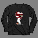 Arizona Cardinals The Peanuts Movie Adorable Snoopy 4 Long Sleeves