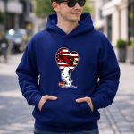 Arizona Cardinals The Peanuts Movie Adorable Snoopy 8 Hoodie