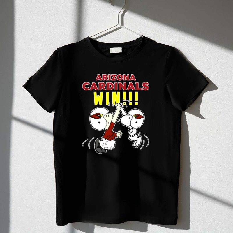 Arizona Cardinals Win Snoopy And Woodstock Celebration 1 T Shirt