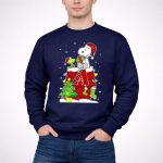 Arizona Diamondbacks Christmas Snoopy and Woodstock with Holiday Tree and Gift 3 Sweatshirt.jpg