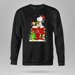 Arizona Diamondbacks Christmas Snoopy and Woodstock with Holiday Tree and Gift 9 Sweatshirt.jpg