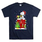 Arizona Diamondbacks Christmas Snoopy and Woodstock with Holiday Tree and Gift T Shirt 7.jpg