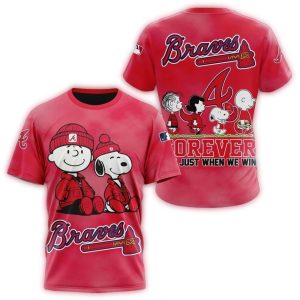 Atlanta Braves Peanuts Snoopy Forever All Over Print T Shirt 1.jpg