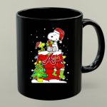Atlanta Braves Snoopy Christmas Celebration With Woodstock And Gifts 1 mug.jpg