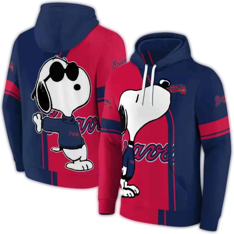 Atlanta Braves Snoopy Kiss Logo All Over Print Hoodie 1.Jpg