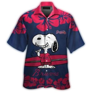 Atlanta Braves Snoopy Surf Floral Hawaiian Shirt 1.jpg