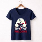 Atlanta Falcons F Symbol Peanuts Angry Charlie Middle Finger Snoopy Doghouse T Shirt T Shirt 5