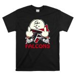 Atlanta Falcons F Symbol Peanuts Angry Charlie Middle Finger Snoopy Doghouse T Shirt T Shirt 6
