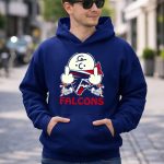 Atlanta Falcons F Symbol Peanuts Angry Charlie Middle Finger Snoopy Doghouse T Shirt T Shirt 8