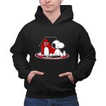 Atlanta Falcons Snoopy Doghouse Fan Forever 2 Hoodie