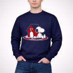 Atlanta Falcons Snoopy Doghouse Fan Forever 3 Sweatshirt