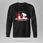 Atlanta Falcons Snoopy Doghouse Fan Forever 9 Sweatshirt