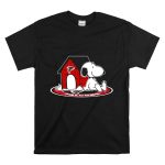 Atlanta Falcons Snoopy Doghouse Fan Forever T Shirt 6