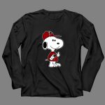 Atlanta Falcons Snoopy Double Middle Fingers Fck You 4 Long Sleeves