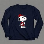Atlanta Falcons Snoopy Double Middle Fingers Fck You 6 Long Sleeves