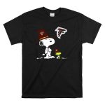 Atlanta Falcons Snoopy Thanksgiving Pilgrim Hats T Shirt 6
