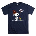 Atlanta Falcons Snoopy Thanksgiving Pilgrim Hats T Shirt 7