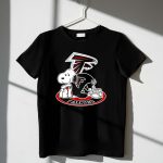 Atlanta Falcons Snoopy With Falcons Logo And Helmet 1 T Shirt