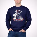Atlanta Falcons Snoopy With Falcons Logo And Helmet 3 Sweatshirt