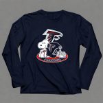 Atlanta Falcons Snoopy With Falcons Logo And Helmet 6 Long Sleeves