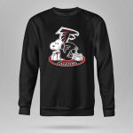 Atlanta Falcons Snoopy With Falcons Logo And Helmet 9 Sweatshirt