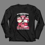 Atlanta Falcons Snoopy and Charlie Brown 61st anniversary 1965 2026 4 Long Sleeves