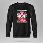 Atlanta Falcons Snoopy and Charlie Brown 61st anniversary 1965 2026 9 Sweatshirt