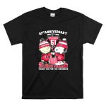 Atlanta Falcons Snoopy and Charlie Brown 61st anniversary 1965 2026 T Shirt 6
