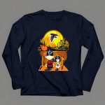 Atlanta Falcons Snoopy and Charlie Brown Halloween Pumpkin Moon Scene 4 Long Sleeves1