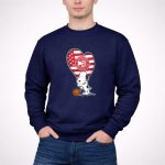 Atlanta Hawks Adorable Snoopy Love Heart 3 Sweatshirt