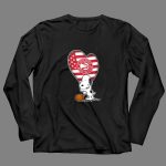 Atlanta Hawks Adorable Snoopy Love Heart 4 Long Sleeves