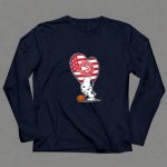 Atlanta Hawks Adorable Snoopy Love Heart 6 Long Sleeves