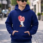 Atlanta Hawks Adorable Snoopy Love Heart 8 Hoodie