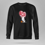 Atlanta Hawks Adorable Snoopy Love Heart 9 Sweatshirt