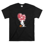 Atlanta Hawks Adorable Snoopy Love Heart T Shirt 6
