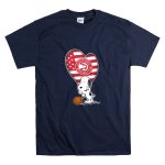 Atlanta Hawks Adorable Snoopy Love Heart T Shirt 7