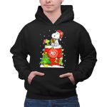 Atlanta Hawks Basketball Club Christmas Snoopy And Woodstock 2 Hoodie