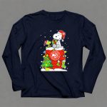 Atlanta Hawks Basketball Club Christmas Snoopy And Woodstock 6 Long Sleeves