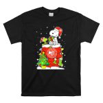 Atlanta Hawks Basketball Club Christmas Snoopy And Woodstock T Shirt 6