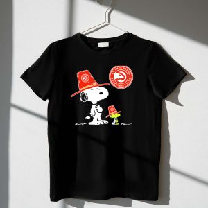 Atlanta Hawks Basketball Club Snoopy Woodstock Fan Hat 1 T Shirt