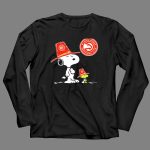 Atlanta Hawks Basketball Club Snoopy Woodstock Fan Hat 4 Long Sleeves