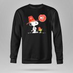Atlanta Hawks Basketball Club Snoopy Woodstock Fan Hat 9 Sweatshirt