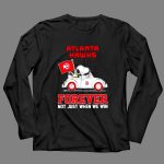 Atlanta Hawks Forever Snoopy And Woodstock Driving Car 4 Long Sleeves