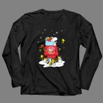 Atlanta Hawks Santa Snoopy Wish You A Merry Christmas 4 Long Sleeves