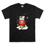 Atlanta Hawks Santa Snoopy Wish You A Merry Christmas T Shirt 6