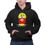 Atlanta Hawks Snoopy Halloween Woodstock Pumpkins Full Moon 2 Hoodie