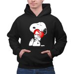 Atlanta Hawks Snoopy Hugging 2 Hoodie