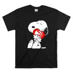 Atlanta Hawks Snoopy Hugging T Shirt 6