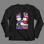 Atlanta Snoopy Fist Bump Charlie Brown Braves And Falcons 4 Long Sleeves
